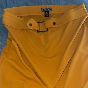 NYC Gold Wrap Pencil Skirt for Work